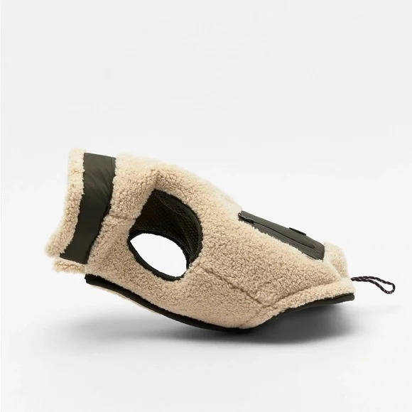 NWT ZARA FAUX SHEARLING PET COLLECTION JACKET XXS - Picture 7 of 9